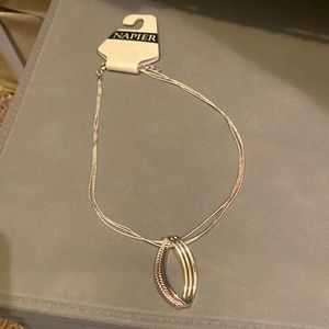 Napier Silver Statement Necklace